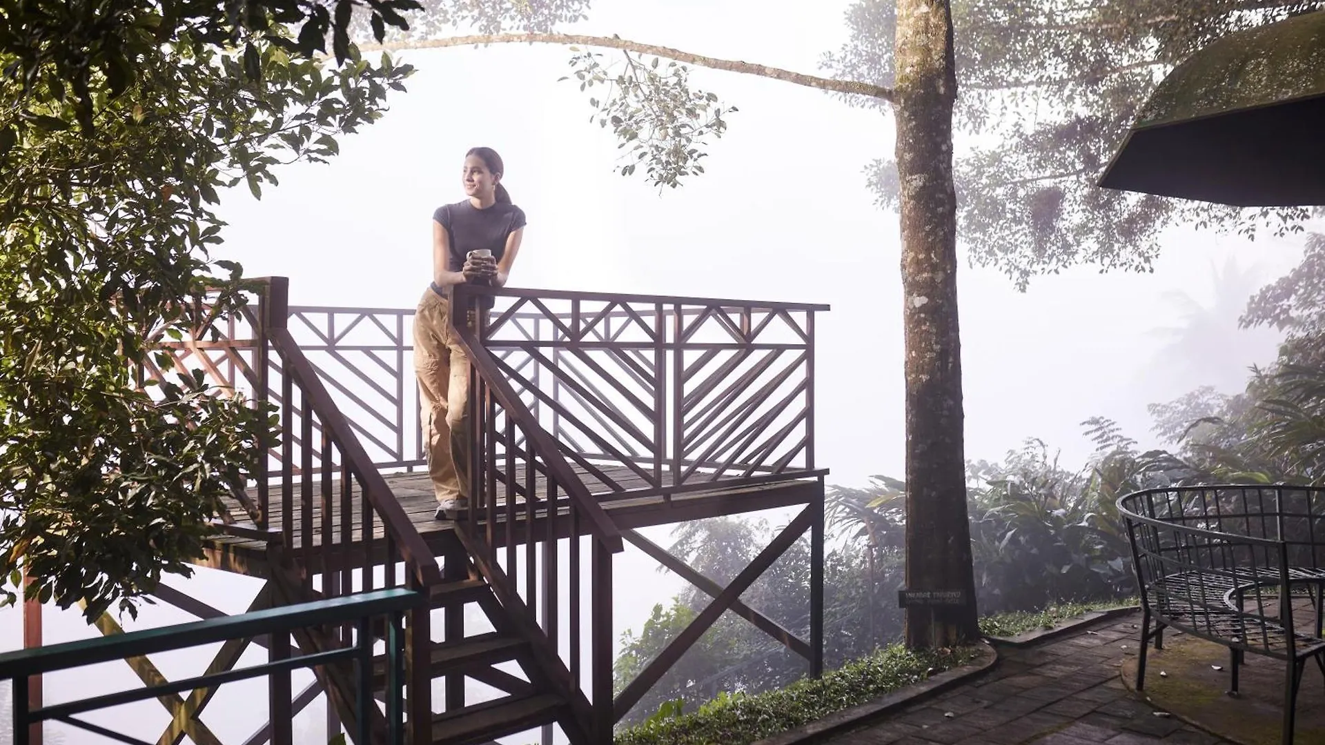 **** Semesteranläggning (resort) Forest Canopy Thekkady Indien